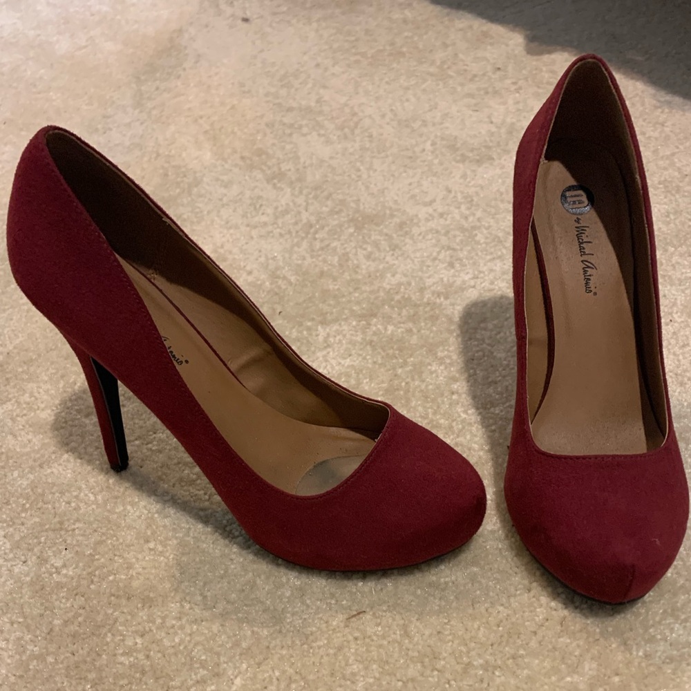 Nordstrom Maroon Heels
